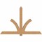 Ekena Millwork Redmond Smooth Timber Gable Bracket, Western Red Cedar, 84"W x 56"H x 5 1/2"D x 5 1/2"F, 16/12 Pitch GBW084X56X0606RED00SWR - alternate 1